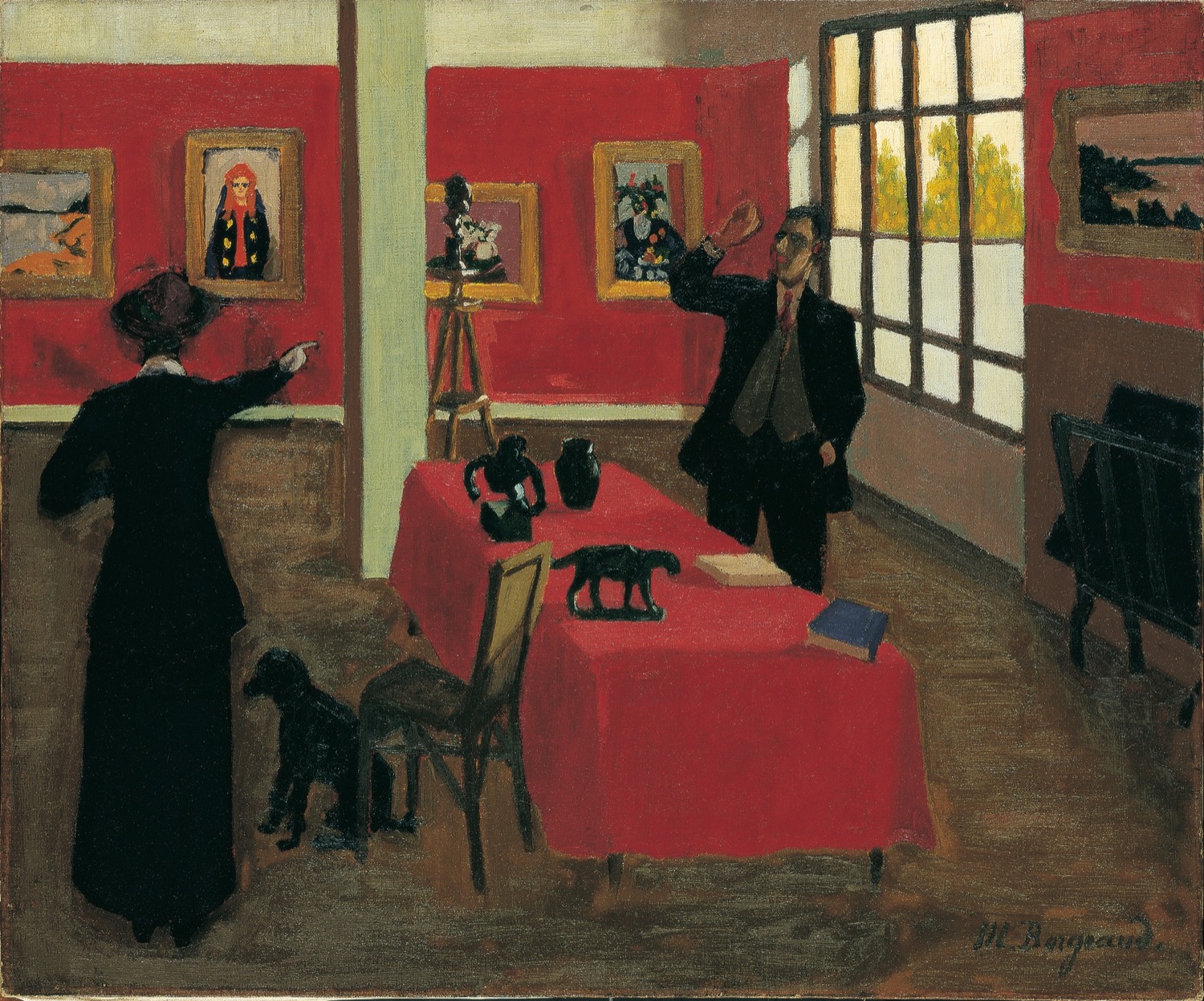 Chez le marchand de tableaux
