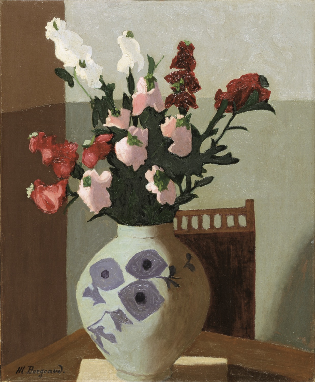 Vase aux giroflées