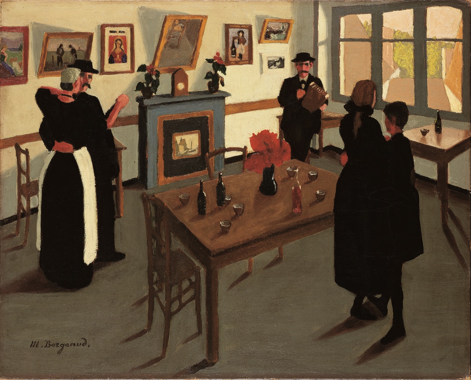 Intérieur de cabaret, la danse